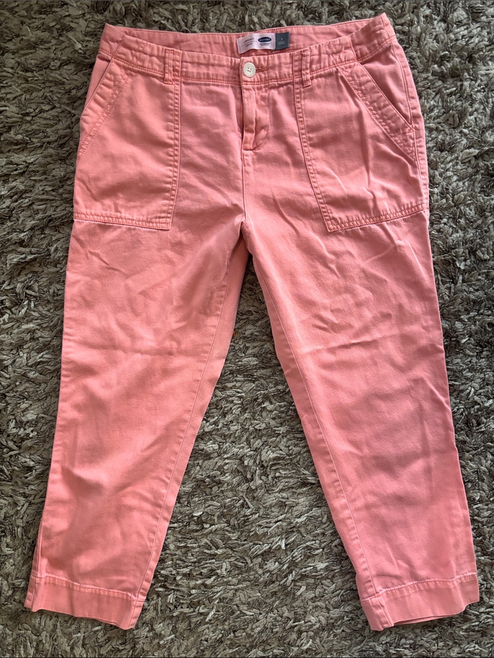 Old Navy Coral Pink Capri Pants